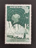 Antarctique australien 1959 - traîneau à chiens, carte, Timbres & Monnaies, Timbres | Océanie, Enlèvement ou Envoi, Non oblitéré