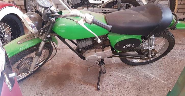 Yamaha MR50 oldtimer met papieren, Fietsen en Brommers, Brommers | Oldtimers, Yamaha, Klasse B (45 km/u), Ophalen