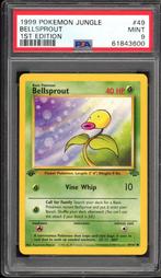 Bellsprout 1st Edition PSA 9 - 49/64 - Jungle 1999, Hobby en Vrije tijd, Verzamelkaartspellen | Pokémon, Verzenden, Zo goed als nieuw