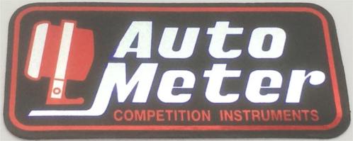 Auto Meter metallic sticker #2, Autos : Divers, Autocollants de voiture, Envoi