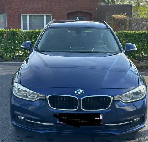 BMW 318i, Auto's, BMW, Bedrijf, 3 Reeks, Benzine, Euro 6, 5 deurs, Automaat, Blauw, Zwart, Stof, Ophalen
