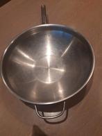 demeyere wokpan 32cm, Huis en Inrichting, Keuken | Potten en Pannen, Ophalen, Zo goed als nieuw, Wok, Keramische plaat
