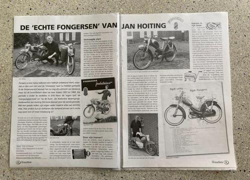 Unieke Map met documentatie  Fongers bromfiets Brommers, Fietsen en Brommers, Handleidingen en Instructieboekjes, Zo goed als nieuw