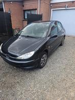 Peugeot 206 essence: 1,4 MPI année 2005 148000km EURO 4, Auto's, Radio, Zwart, Particulier, Euro 4