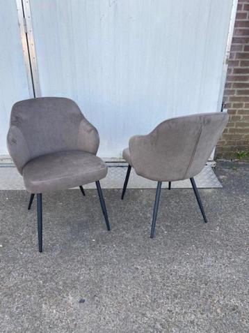 NIEUWE luxe eetkamerstoelen horeca kwaliteit chique velvet beschikbaar voor biedingen