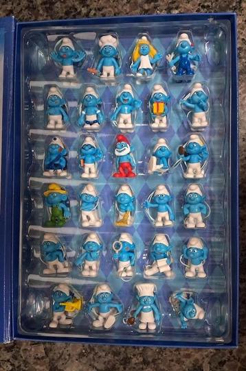 Les schtroumpfs - De smurfen - collection complète ds boite beschikbaar voor biedingen