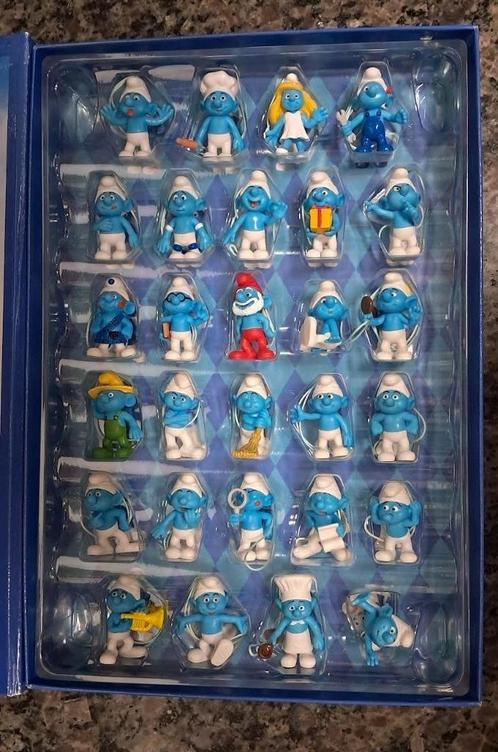 Les schtroumpfs - De smurfen - collection complète ds boite, Verzamelen, Smurfen, Nieuw, Poppetje, Figuurtje of Knuffel, Verschillende Smurfen
