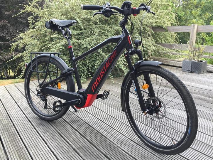📍 Vélo Moustache XRoad7 de 2018 ;-{D, Fietsen en Brommers, Elektrische fietsen, Gebruikt, Moustache, 51 tot 55 cm, 50 km per accu of meer