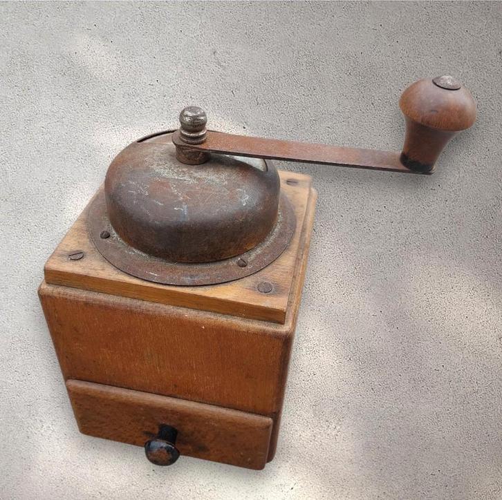 Vintage Koffiemolen burr grinder, Antiek en Kunst, Antiek | Keukengerei, Ophalen of Verzenden