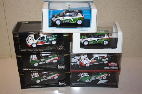 7 x 1:43 Skoda J.Kopecky rally., Hobby en Vrije tijd, Modelauto's | 1:43, Zo goed als nieuw, Auto, Ophalen