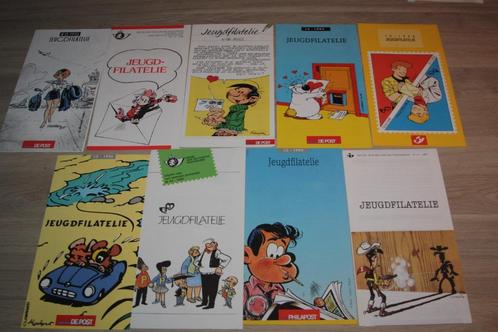 Uitgifte bladen + Belgische strippostzegels per stuk te koop, Collections, Personnages de BD, Comme neuf, Autres types, Autres personnages