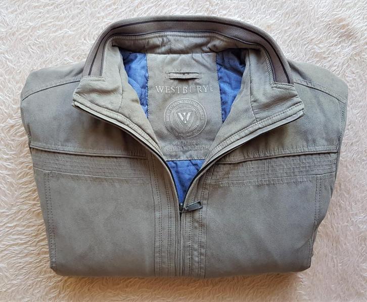 Westbury Real Classics herenjas - maat L, Kleding | Heren, Truien en Vesten, Gedragen, Maat 52/54 (L), Grijs, Ophalen of Verzenden