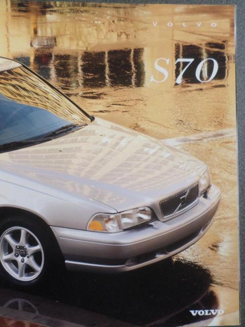 Volvo S70 GLT & T5 Brochure, Boeken, Auto's | Folders en Tijdschriften, Volvo, Ophalen of Verzenden