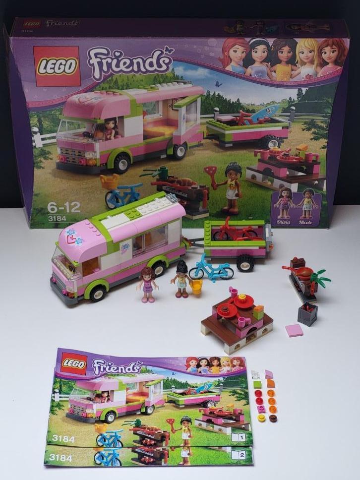 LEGO Friends 3184 Adventure Camper, Kinderen en Baby's, Speelgoed | Duplo en Lego, Zo goed als nieuw, Lego, Complete set, Ophalen of Verzenden