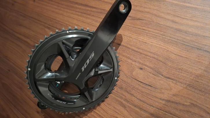 Powermeter shimano 105 R7100 2x12 crankstel, Fietsen en Brommers, Fietsonderdelen, Zo goed als nieuw, Ophalen