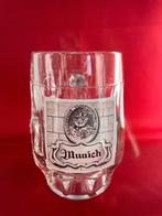 bierpot glas Munich brasseries Vandenheuvel, Verzamelen, Ophalen of Verzenden, Gebruikt, Glas of Glazen, Overige merken