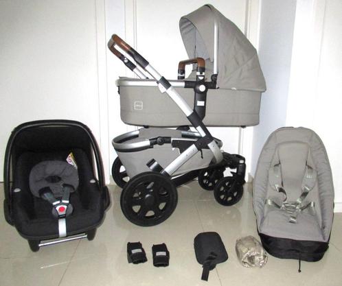 Joolz Geo2 Daring Grey 3 in 1 - COMPLEET, Kinderen en Baby's, Buggy's, Zo goed als nieuw, Overige merken, Verstelbare rugleuning
