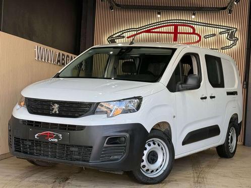 Peugeot Partner 1.5 BlueHDi * UTILITAIRE DOUBLE CABINE 5 PLA, Auto's, Bestelwagens en Lichte vracht, Bedrijf, Te koop, ABS, Airbags