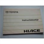 Toyota Hiace Instructieboekje 1990 #1 Nederlands, Autos : Divers, Modes d'emploi & Notices d'utilisation, Enlèvement ou Envoi