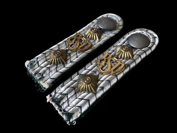 Ww2 reichsfinanzverwaltung zollassistent schulterklappen, Verzamelen, Militaria | Tweede Wereldoorlog, Ophalen of Verzenden