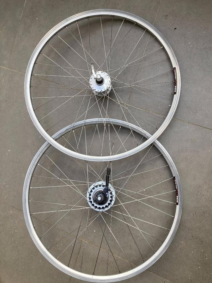 650B wielset - NEXUS INTER 8 + DH-3N72 dynamonaven, Fietsen en Brommers, Fietsonderdelen, Gebruikt, Wiel, Ophalen