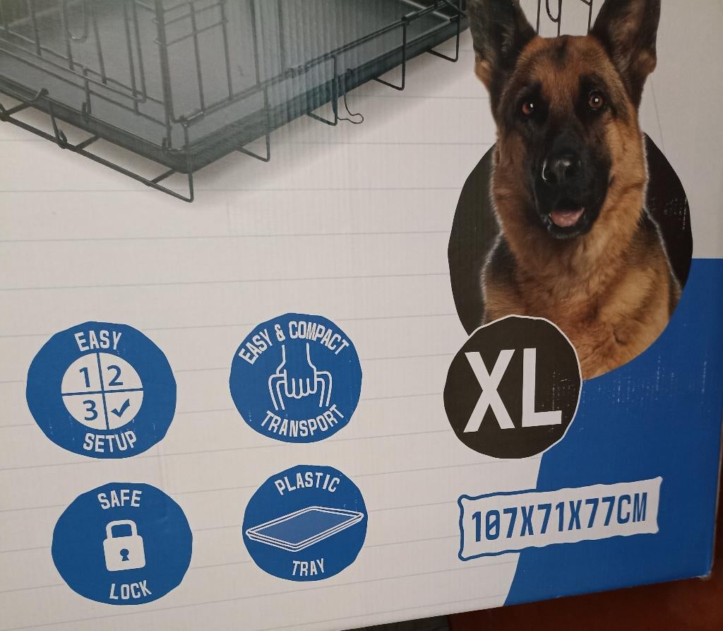 Cage pour chien Duvo, Animaux & Accessoires, Enlèvement, Neuf