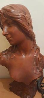 Prachtige oude buste van een Belle met aanduiding (Amitier), Ophalen