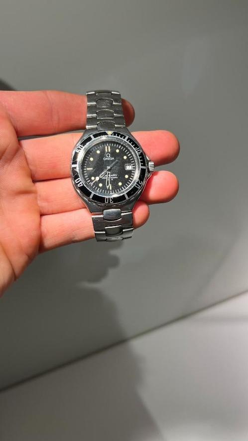 Omega seamaster 200 pre bond horloge zilver heren, Handtassen en Accessoires, Horloges | Heren, Gebruikt, Polshorloge, Omega, Staal