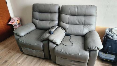 2 elektrische 1-persoons relaxzetels, Huis en Inrichting, Fauteuils, Gebruikt, Ophalen