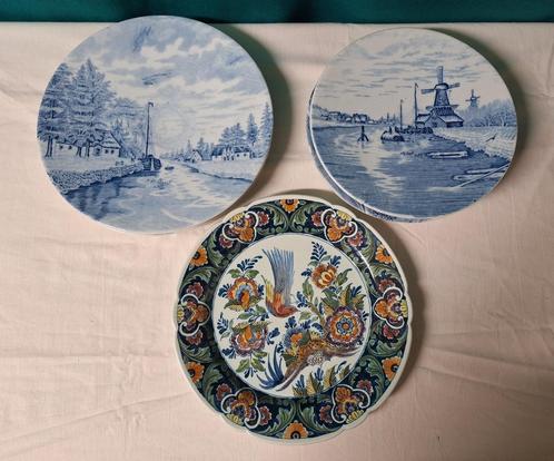 Vintage Delft sierborden, Antiquités & Art, Antiquités | Assiettes décoratives & Carrelages, Enlèvement ou Envoi