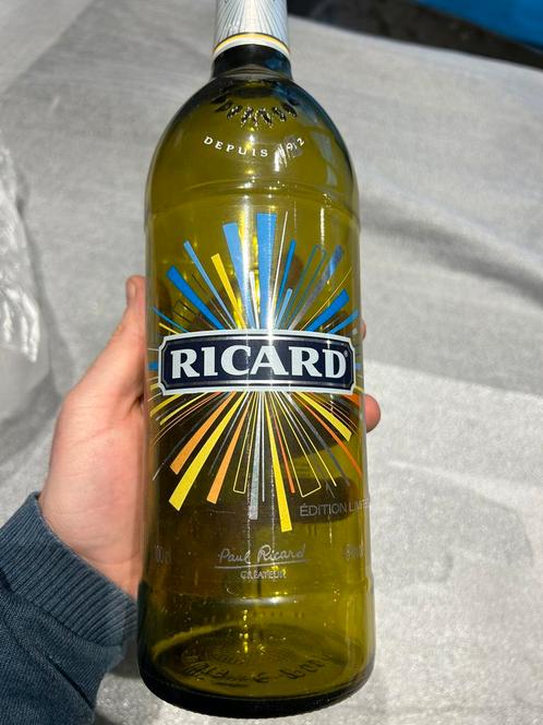 Ricard Fles Limited Edition 100cl, Verzamelen, Merken en Reclamevoorwerpen, Zo goed als nieuw