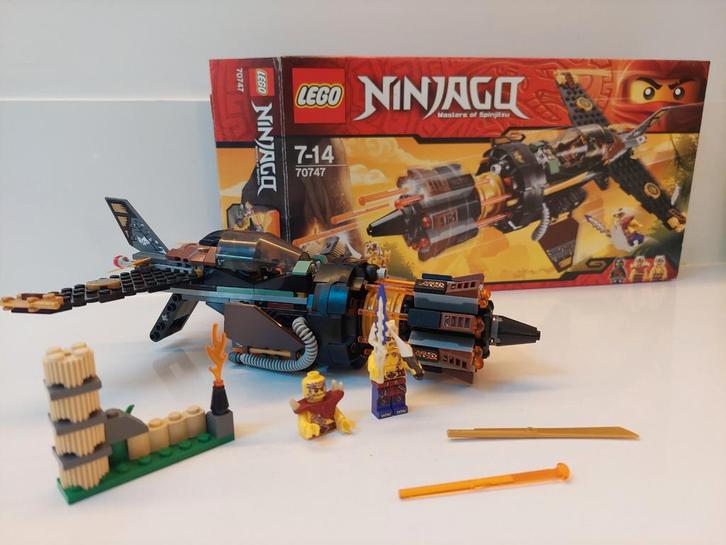 lego ninjago 70747 boulder blaster, Kinderen en Baby's, Speelgoed | Duplo en Lego, Gebruikt, Lego, Complete set, Ophalen of Verzenden
