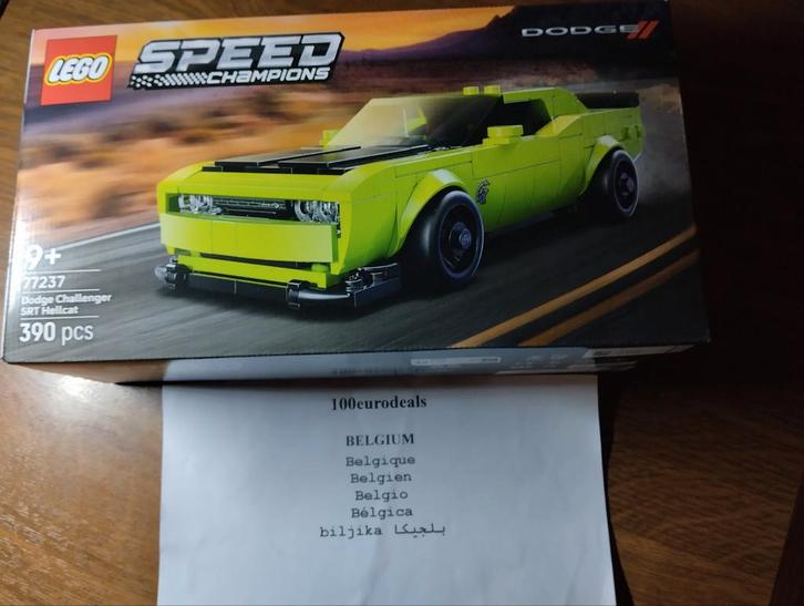 Lego 77237 Dodge Challenger SRT Hellcat, Hobby en Vrije tijd, Modelbouw | Auto's en Voertuigen, Nieuw, Auto, Verzenden