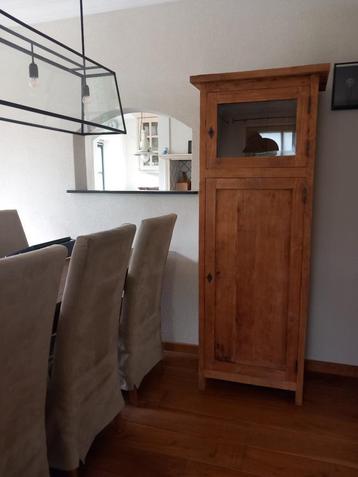 smalle kast oud reclaimed teak  /    keukenkast badkamerkast beschikbaar voor biedingen