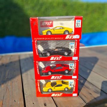 4 x 1/43 Best Ferrari-modellen  beschikbaar voor biedingen