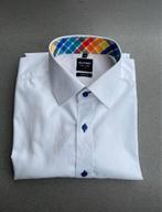 Herenhemd Olymp level 5, body fit. Col 41, lange mouwen, Wit, Ophalen of Verzenden, Zo goed als nieuw, Halswijdte 41/42 (L)