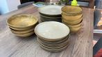 Bordenset geel en grijs, Antiek en Kunst, Antiek | Servies compleet, Ophalen