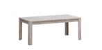 EETKAMERTAFEL GRIJS + SALONTAFEL, Ophalen, Gebruikt, 50 tot 100 cm, Vijf personen of meer