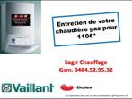 chauffagiste entretien chaudière gaz 110€*, Bricolage & Construction, Chauffage & Radiateurs, Enlèvement ou Envoi