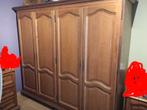 Eiken kleerkast, ladekast, bed tweepersoons 140 x 200, Huis en Inrichting, Slaapkamer | Complete slaapkamers, Ophalen, Zo goed als nieuw