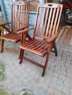 Hardhouten veranda tuin stoelen, Ophalen, Zo goed als nieuw, Veranda