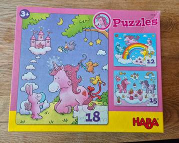 puzzel eenhoorn 3 in 1, 3 jaar beschikbaar voor biedingen