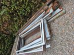 gratis houten balken en ramen, 1 spiegel, Doe-het-zelf en Bouw, Hout en Planken, Ophalen, Gebruikt
