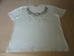 T-shirt met Pailletten San Martino, San Martino, Wit, Maat 46/48 (XL) of groter, Ophalen of Verzenden