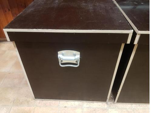 3 Betonplex houten kisten, Huis en Inrichting, Woonaccessoires | Kisten, Nieuw, Ophalen of Verzenden