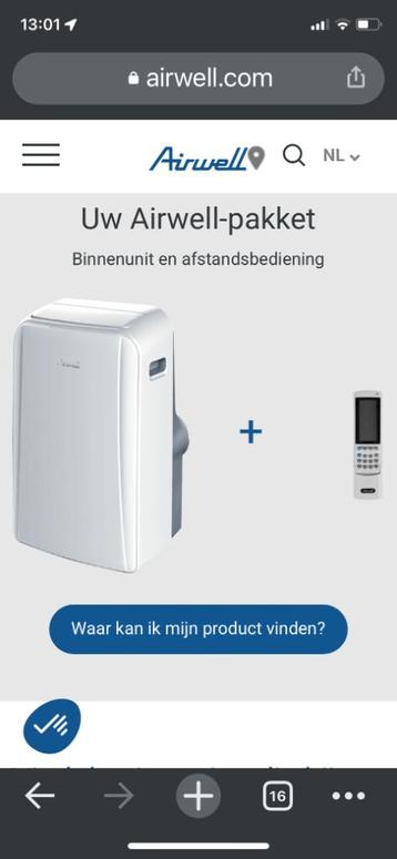 Mobiele Airco Airwell Nieuwstaat beschikbaar voor biedingen