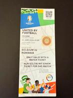 Zeldzaam ticket belgie vs romania EK 2024, Verzenden, Zo goed als nieuw