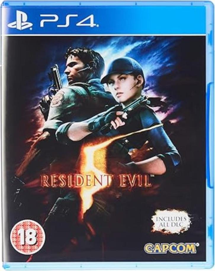 Capcom Resident Evil 5 HD Remake PS4 GRATIS LEVERING, Games en Spelcomputers, Games | Sony PlayStation 4, Nieuw, Avontuur en Actie