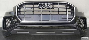 VOORBUMPER AUDI Q8 SLINE S LINE BUMPER GRILL ORIGINEEL