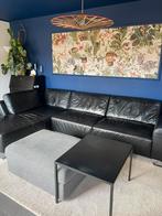Canapé d’angle cuir noir, Maison & Meubles, Utilisé, Cuir
